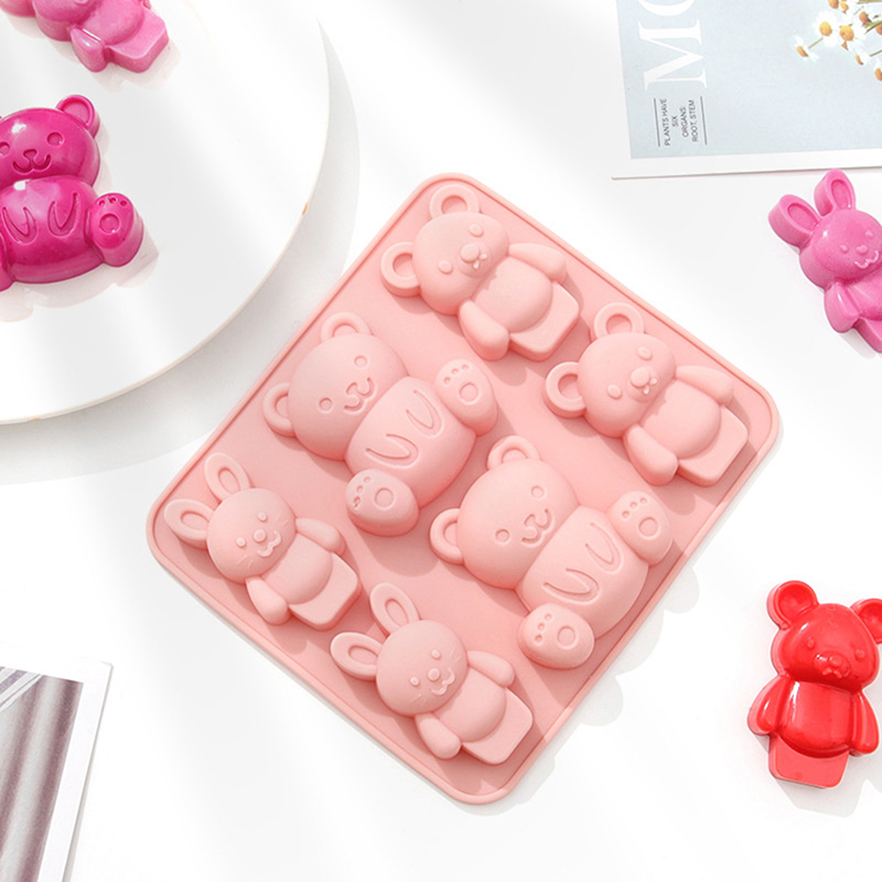 Baking Kitchen Kids - Silicone Mold Cute Cartoon Animal Chocolate