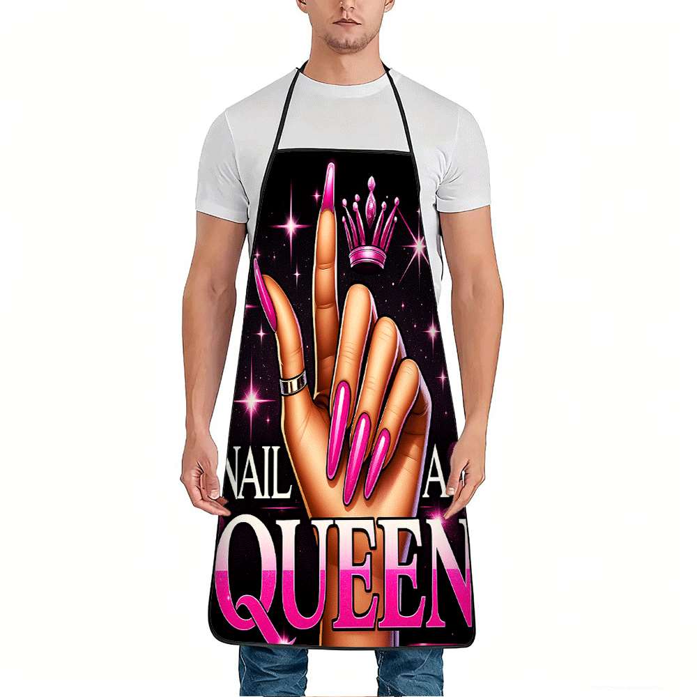 Baking Kitchen Design Ideas - 1 Trendy Nail Art-Themed Apron, Featuring