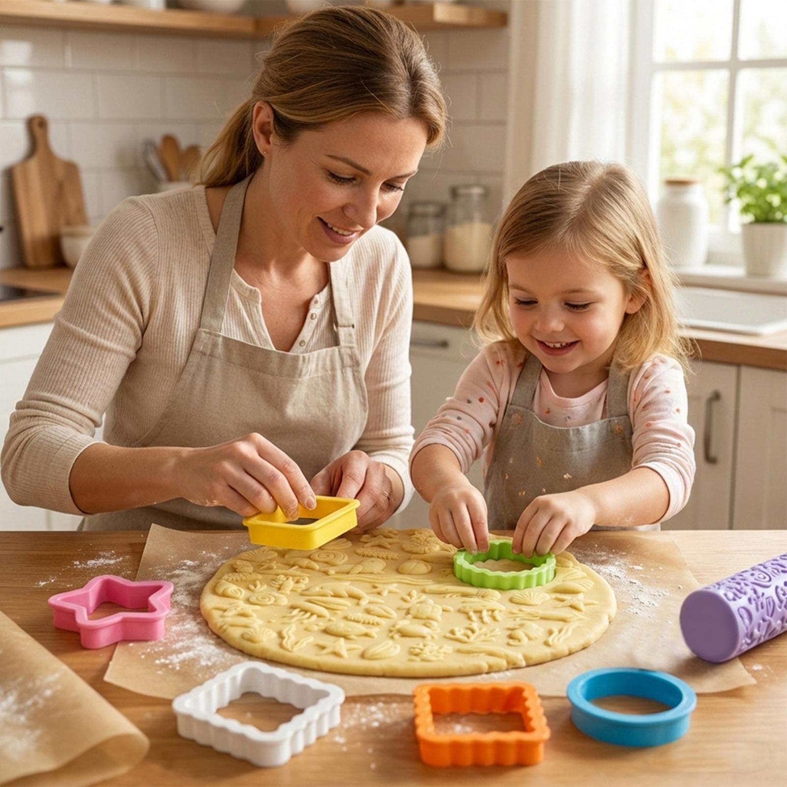Kitchen Baking Cake - Fun Cookie Cutters Cartoon Baking Embossing