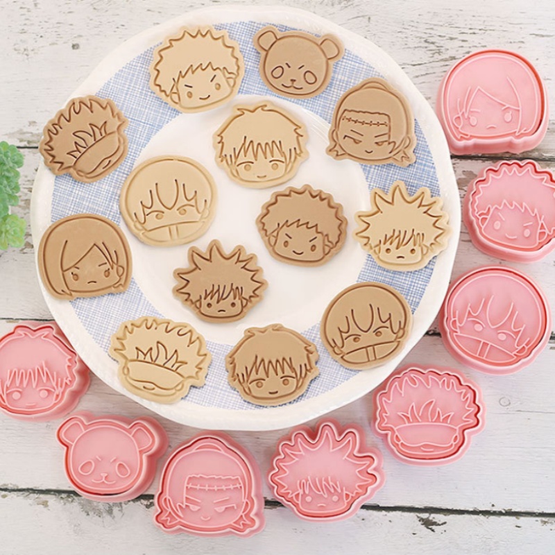 8pcs Jujutsu Kaisen Cake Cooki - đánh giá và giá Baking Kitchen Kids