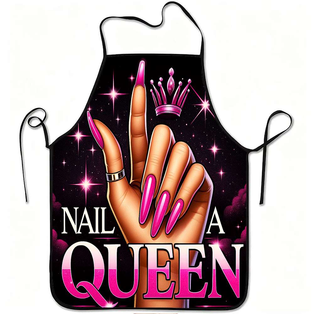 1 Trendy Nail Art-Themed Apron - đánh giá và giá Baking Kitchen Design Ideas