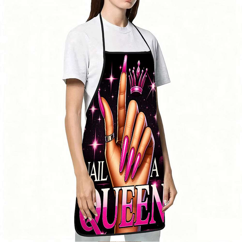 1 Trendy Nail Art-Themed Apron - đánh giá và giá Baking Kitchen Design Ideas