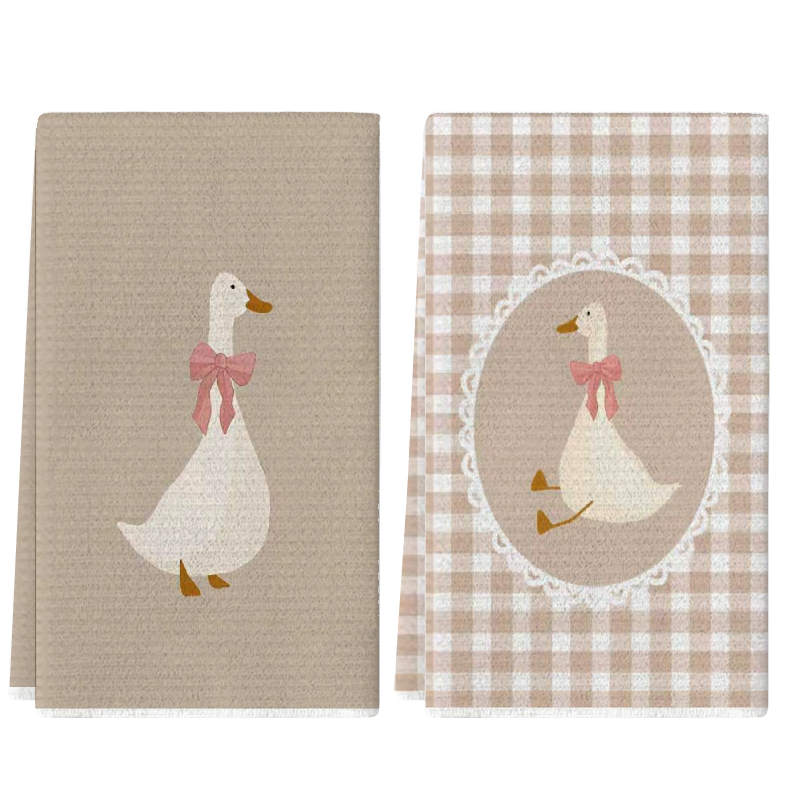 2Pcs, Cute Duck Kitchen Towels - đánh giá và giá Kitchen Baking Cloth
