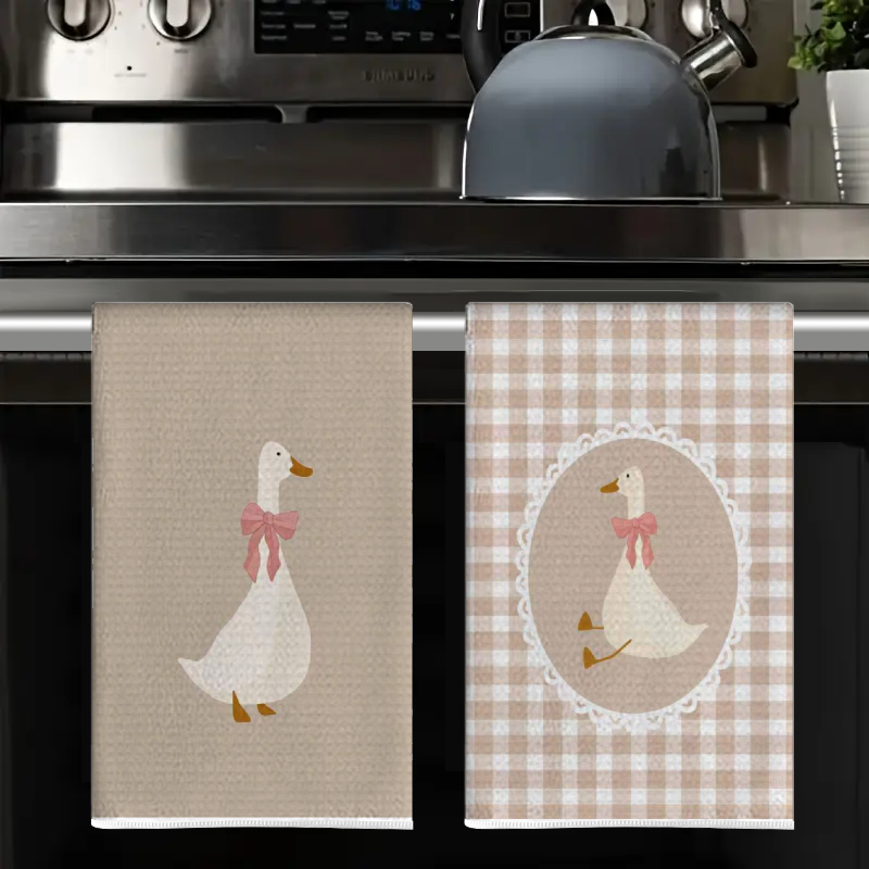 2Pcs, Cute Duck Kitchen Towels - đánh giá và giá Kitchen Baking Cloth