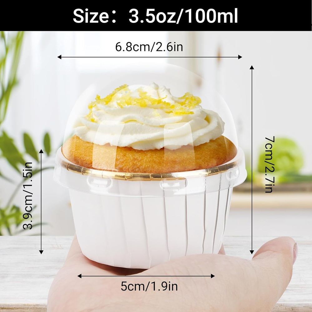 50 pcs Muffins Cup Paper Cupca - đánh giá và giá Kitchen Baking Products
