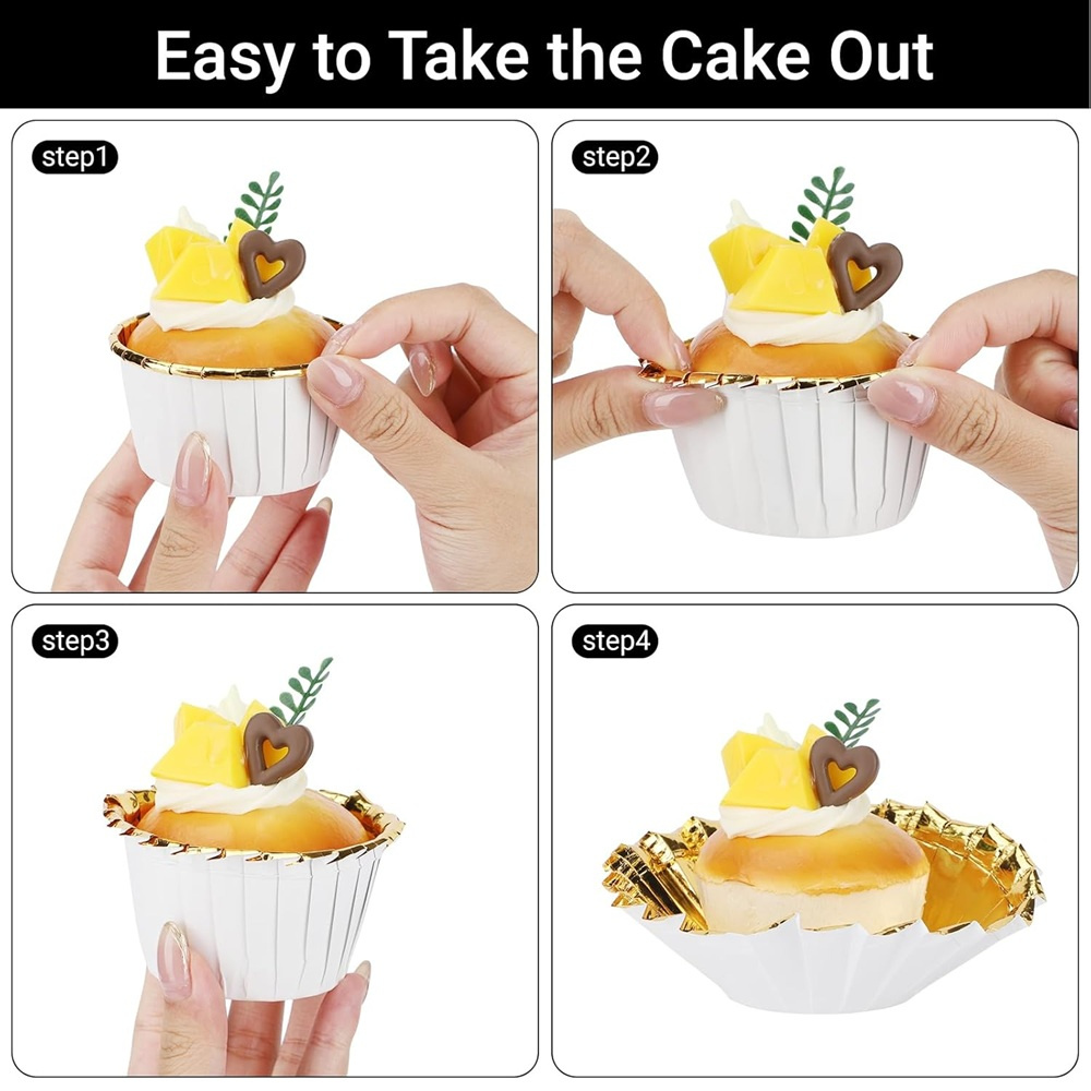 50 pcs Muffins Cup Paper Cupca - đánh giá và giá Kitchen Baking Products