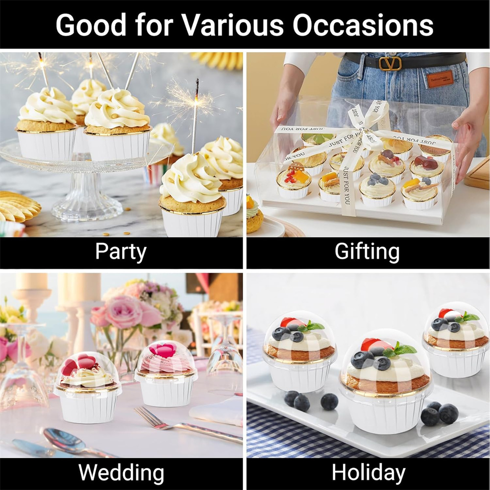 50 pcs Muffins Cup Paper Cupca - đánh giá và giá Kitchen Baking Products
