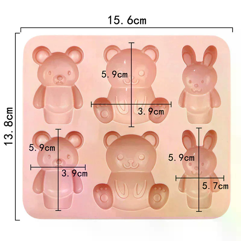 /PFU/Silicone Mold Cute Cartoo - đánh giá và giá Baking Kitchen Kids