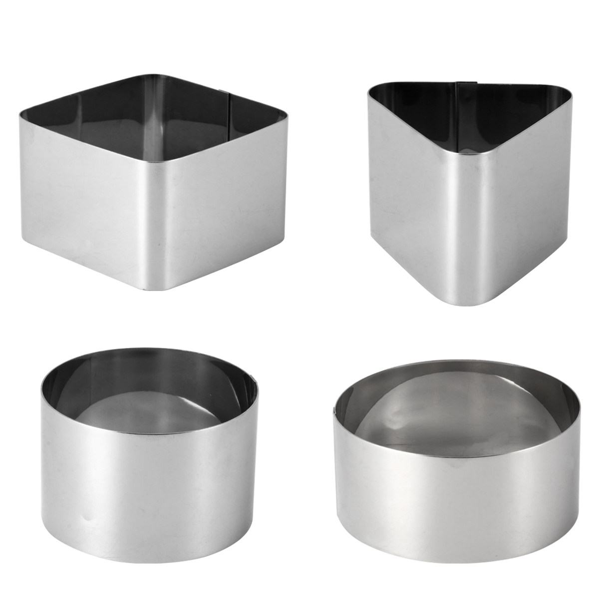 4Pcs Eco-Friendly Stainless St - đánh giá và giá Kitchen Baking Cake