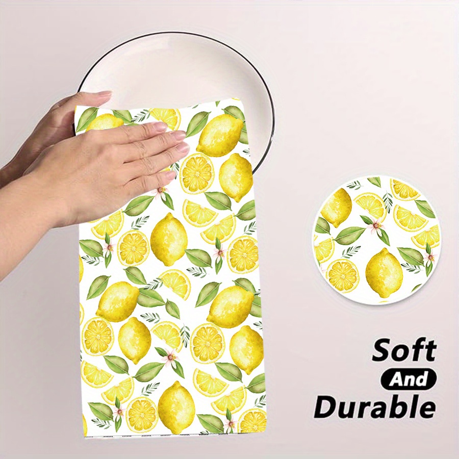 2Pcs, Lemon Wreath Kitchen Tow - đánh giá và giá Kitchen Baking Cloth