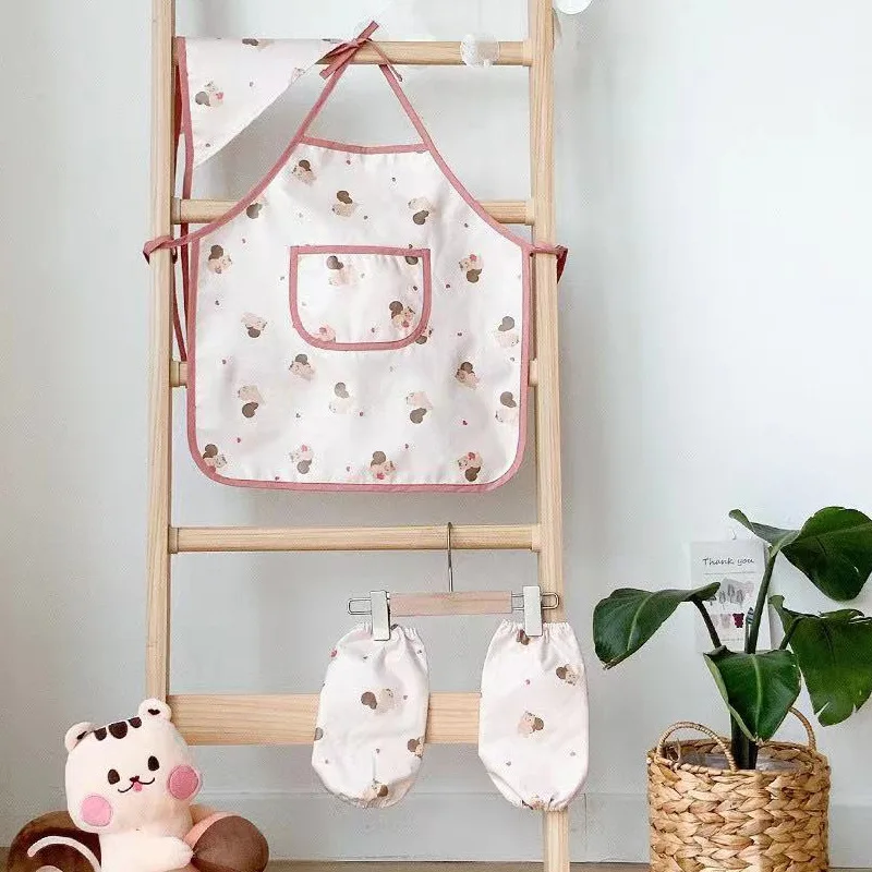 Cute Cartoon Children Apron Sl - đánh giá và giá Baking Kitchen Kids