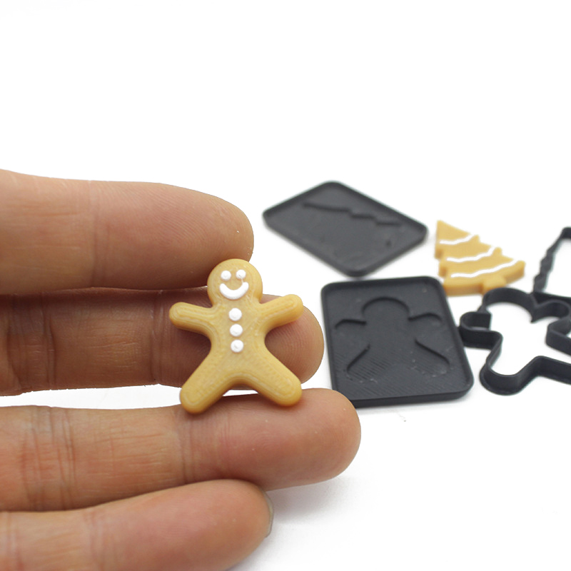 3PCS Miniature Human Gingerbre - đánh giá và giá Kitchen Baking Area