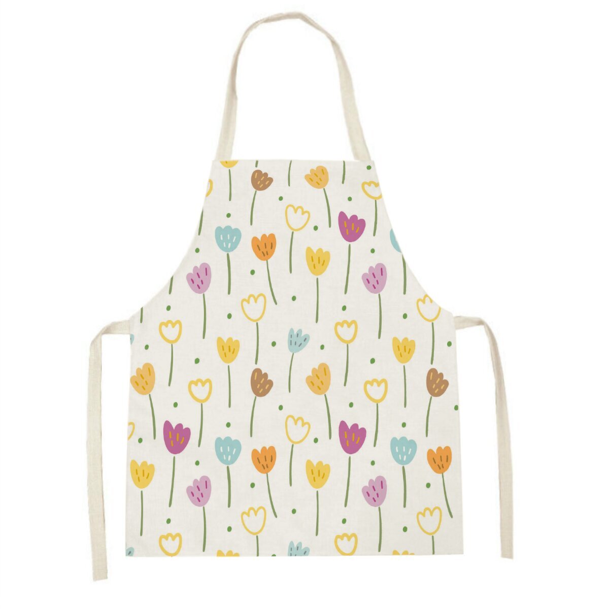 Pink tulip kitchen apron Clean - đánh giá và giá Baking Kitchen Kids