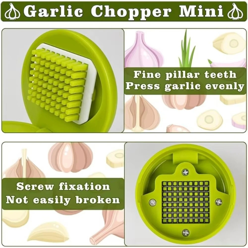 Garlic Press Chopper Manual Ga - đánh giá và giá Kitchen Job