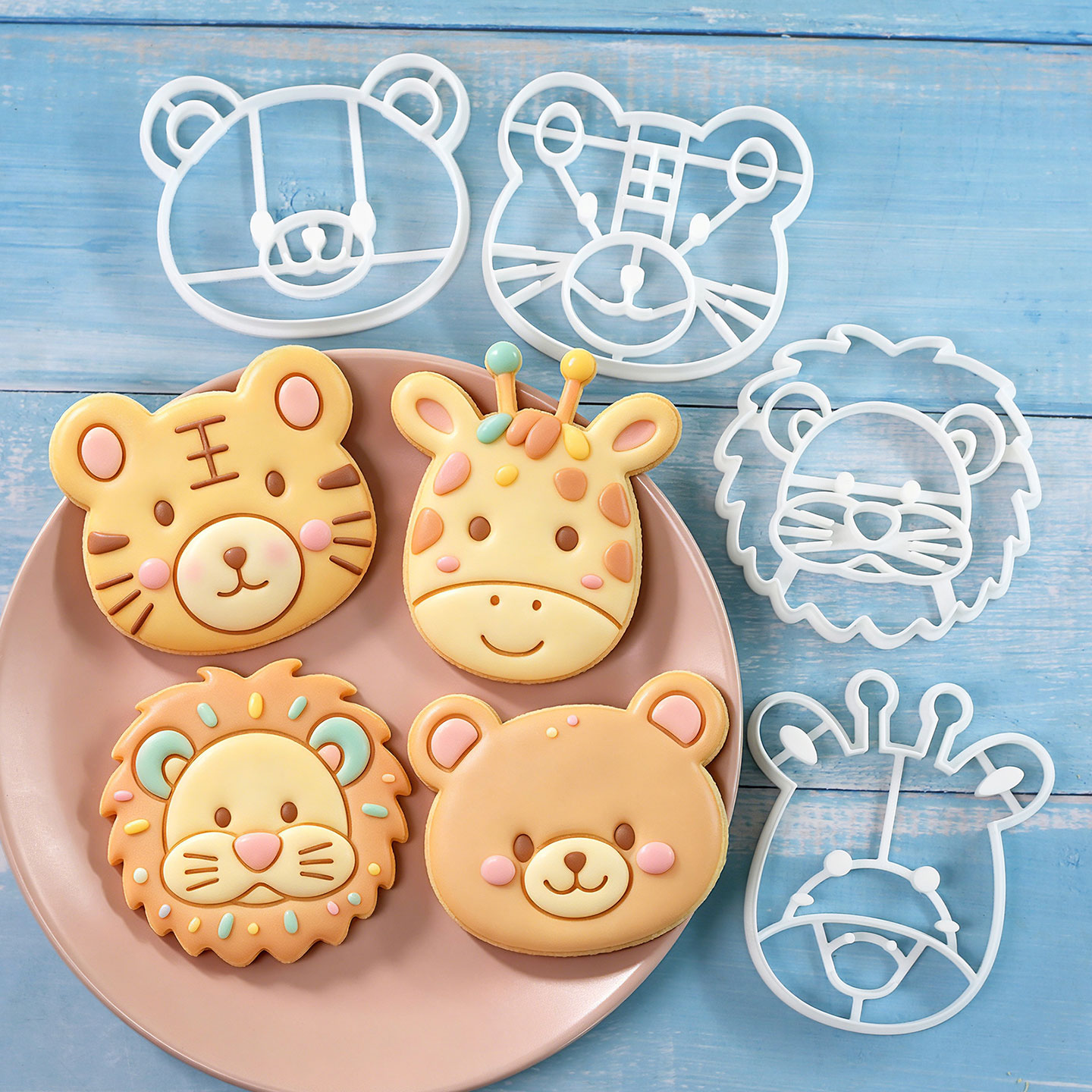 4 Pcs Animal Cookie Cutters Se - đánh giá và giá Kitchen Baking Products