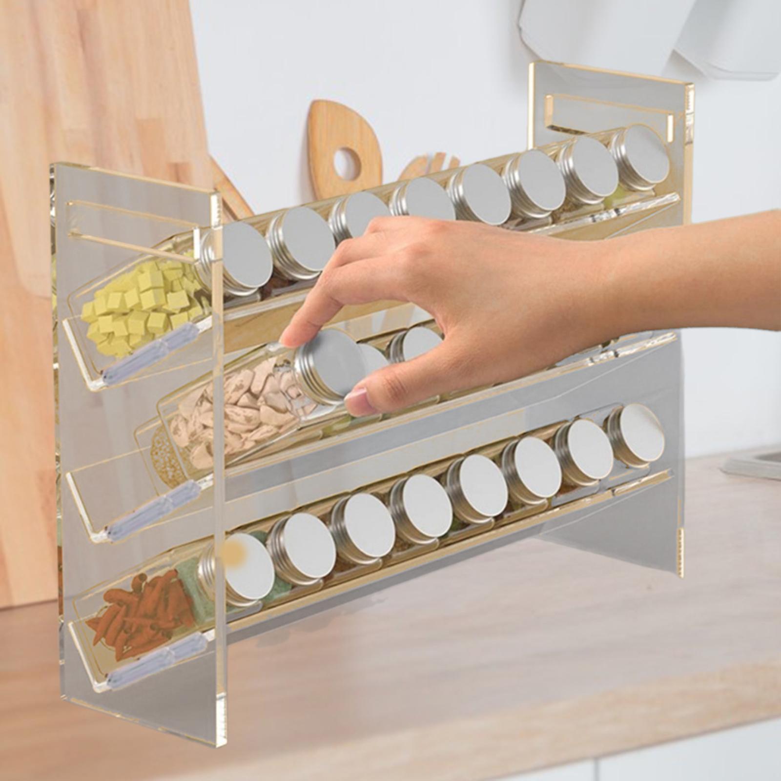Acrylic Spice Rack Dessert She - đánh giá và giá Kitchen Baking Pantry