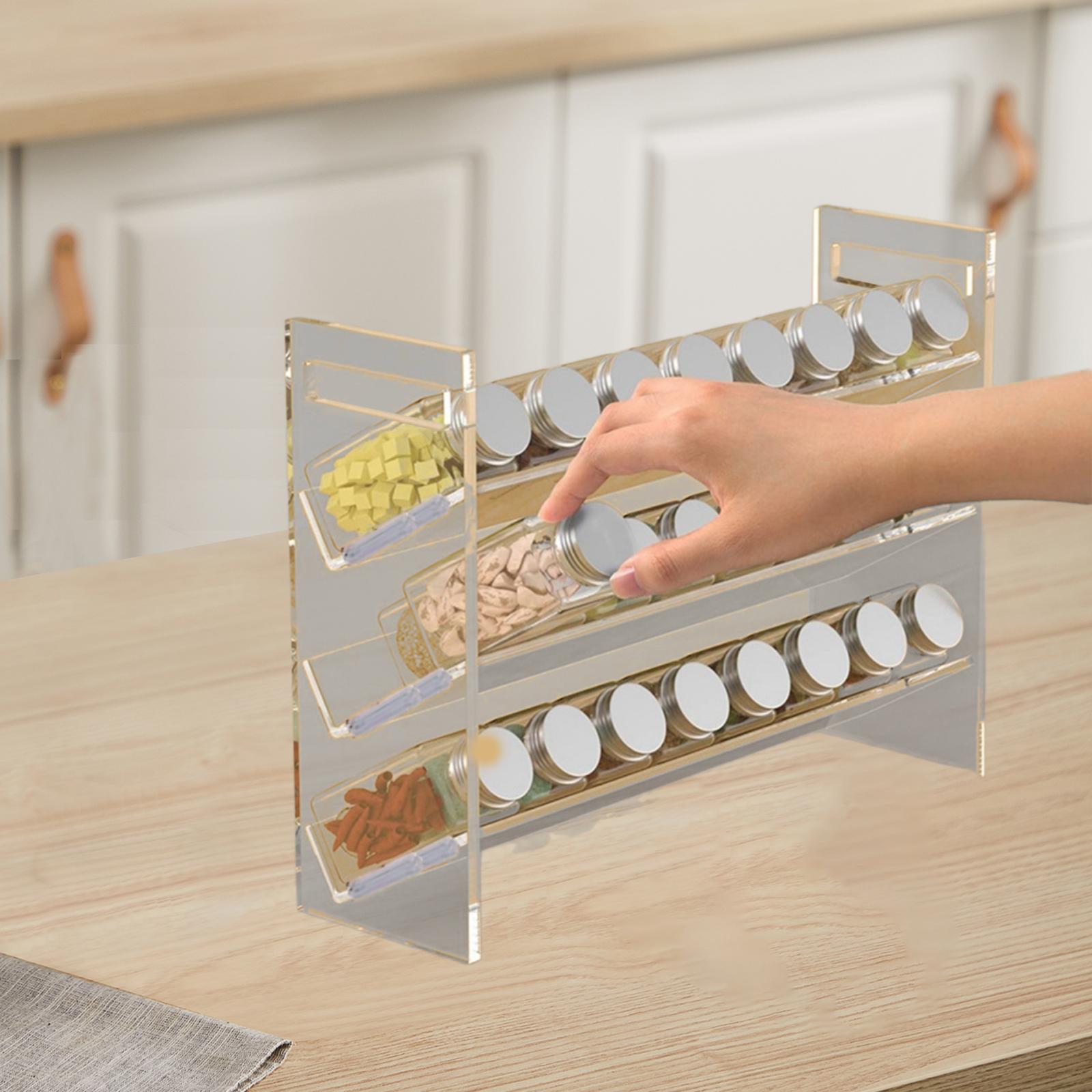 Acrylic Spice Rack Dessert She - đánh giá và giá Kitchen Baking Pantry