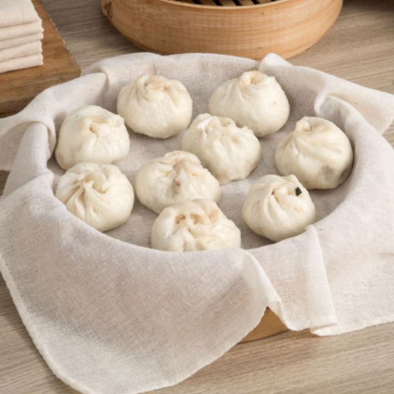 3Pcs Round Pure Cotton Steamer - đánh giá và giá Kitchen Baking Cloth