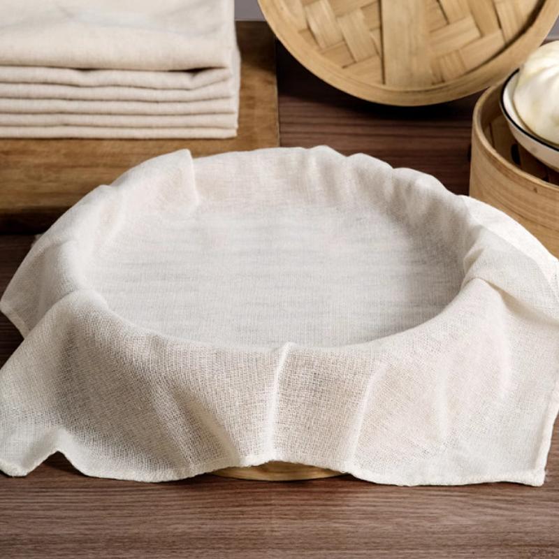 3Pcs Round Pure Cotton Steamer - đánh giá và giá Kitchen Baking Cloth