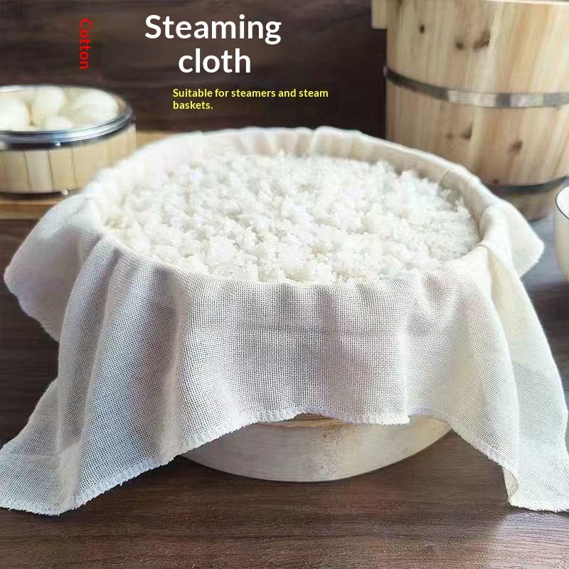 3Pcs Round Pure Cotton Steamer - đánh giá và giá Kitchen Baking Cloth