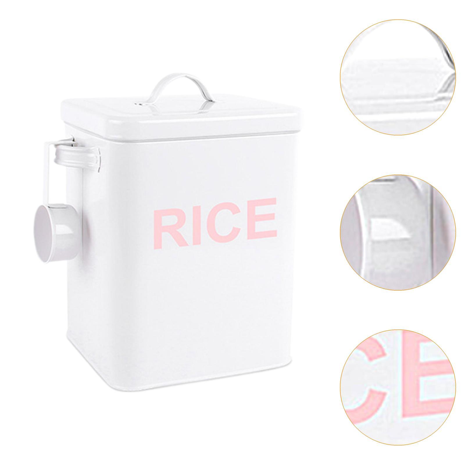 Sealed Metal Rice Storage Box  - đánh giá và giá Kitchen Baking Pantry