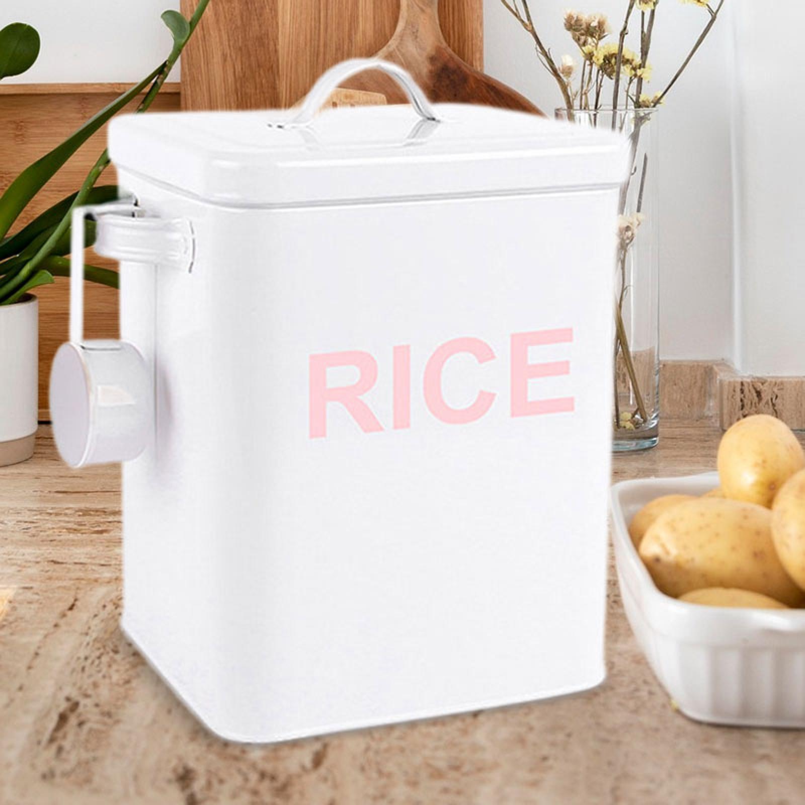 Sealed Metal Rice Storage Box  - đánh giá và giá Kitchen Baking Pantry