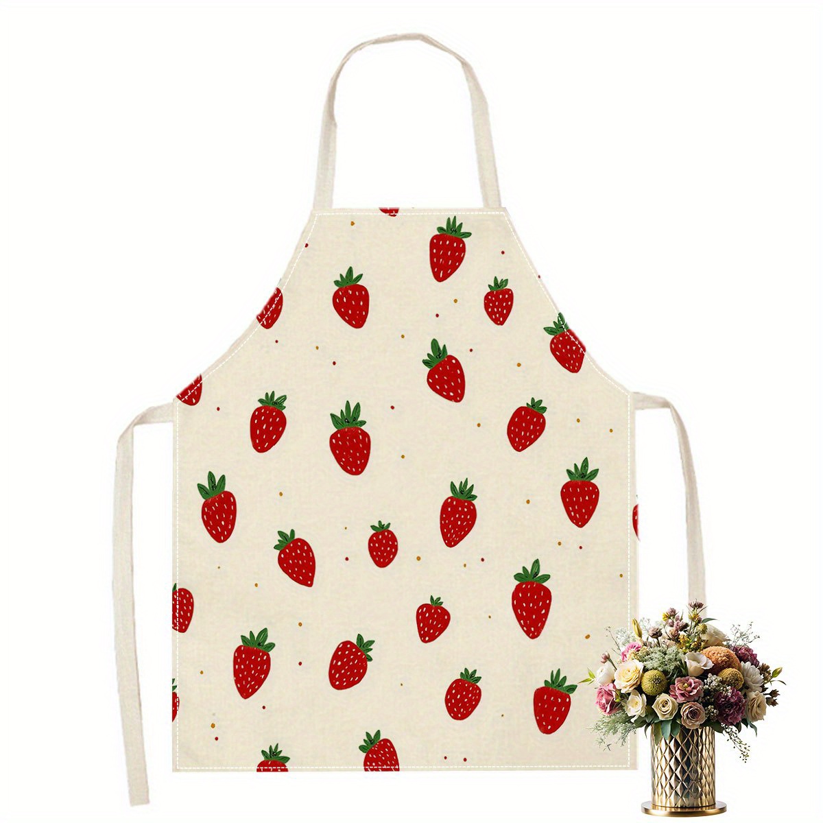 1pc Strawberry Apron Fruit Pat - đánh giá và giá Baking Kitchen Kids