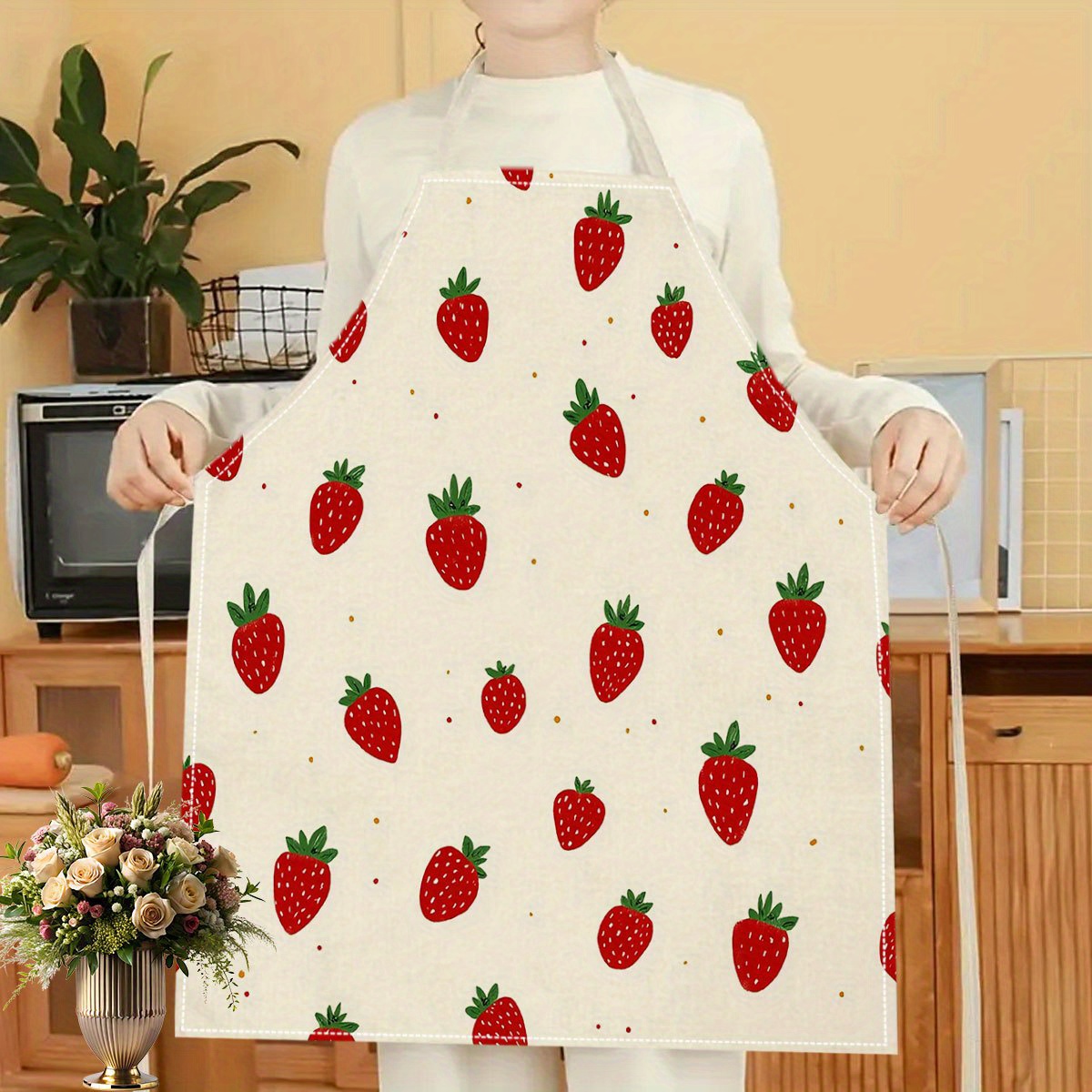 1pc Strawberry Apron Fruit Pat - đánh giá và giá Baking Kitchen Kids