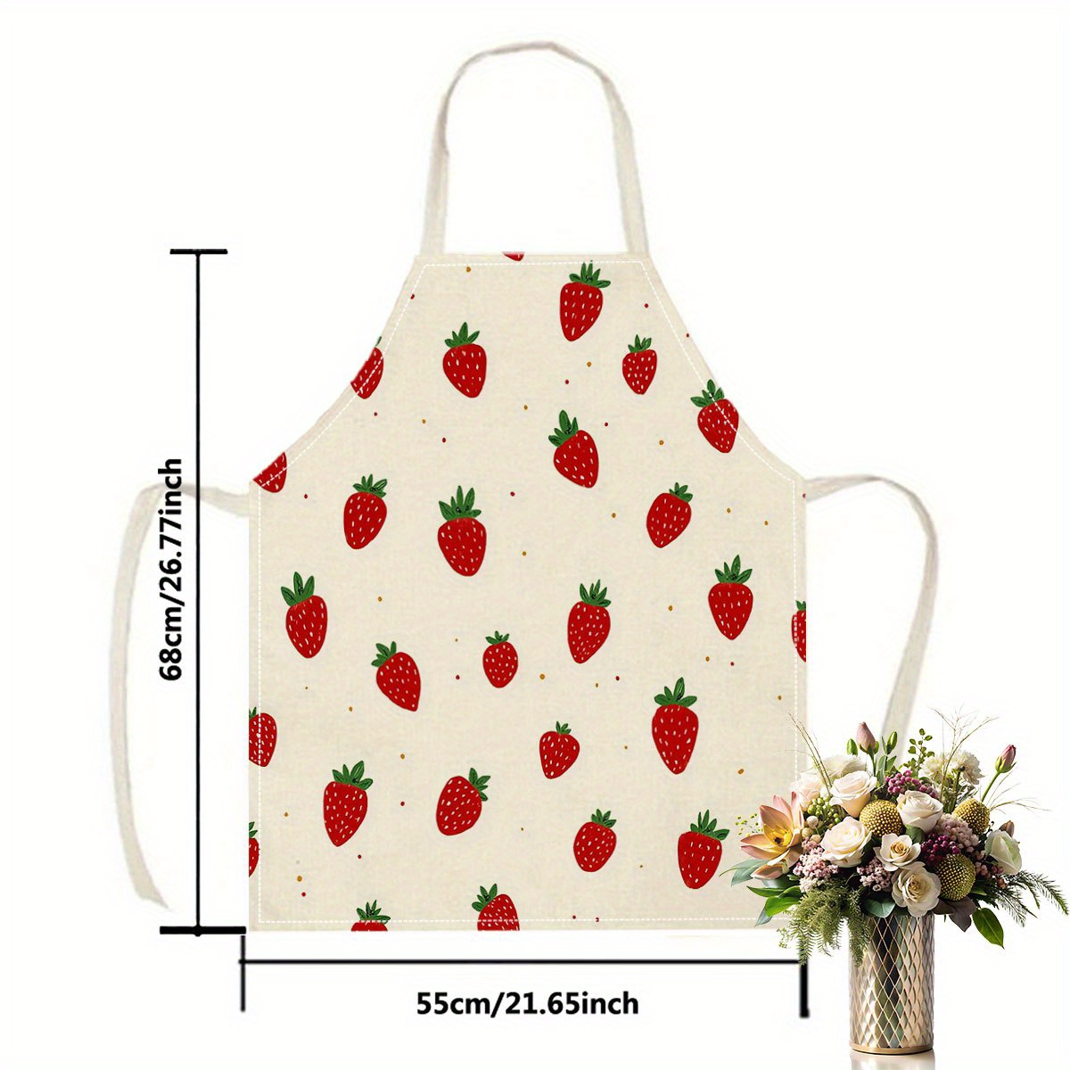 1pc Strawberry Apron Fruit Pat - đánh giá và giá Baking Kitchen Kids
