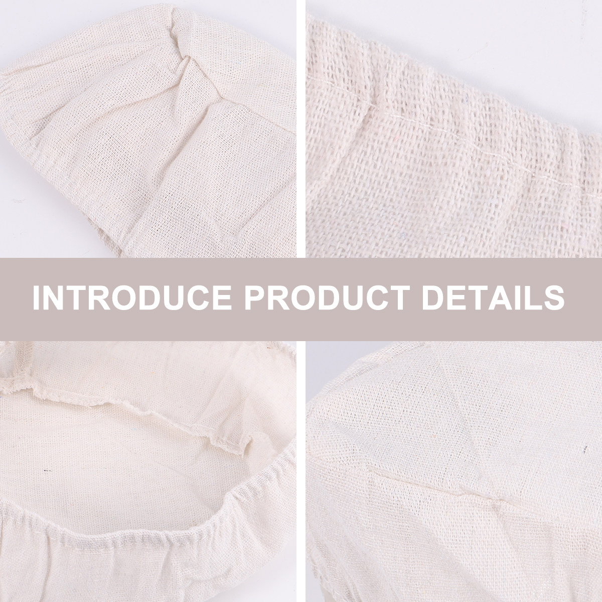 2Pcs Bread Basket Cloth Cover  - đánh giá và giá Kitchen Baking Cloth
