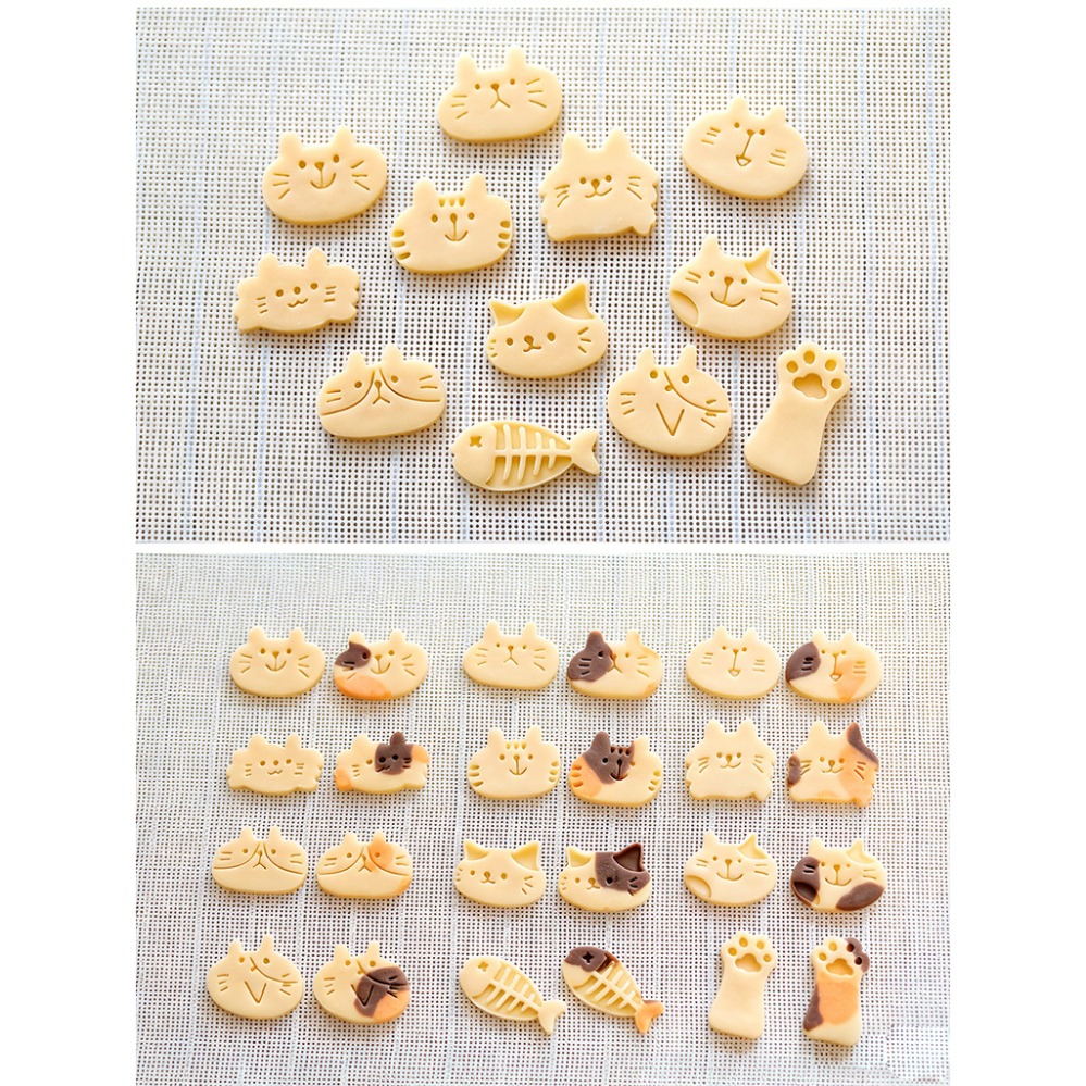 Cute Kitten DIY Stamp Cookie C - đánh giá và giá Kitchen Baking Products
