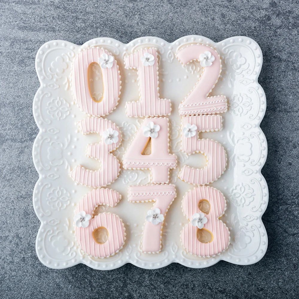 Large Numbers Cookie Cutters B - đánh giá và giá Kitchen Baking Products