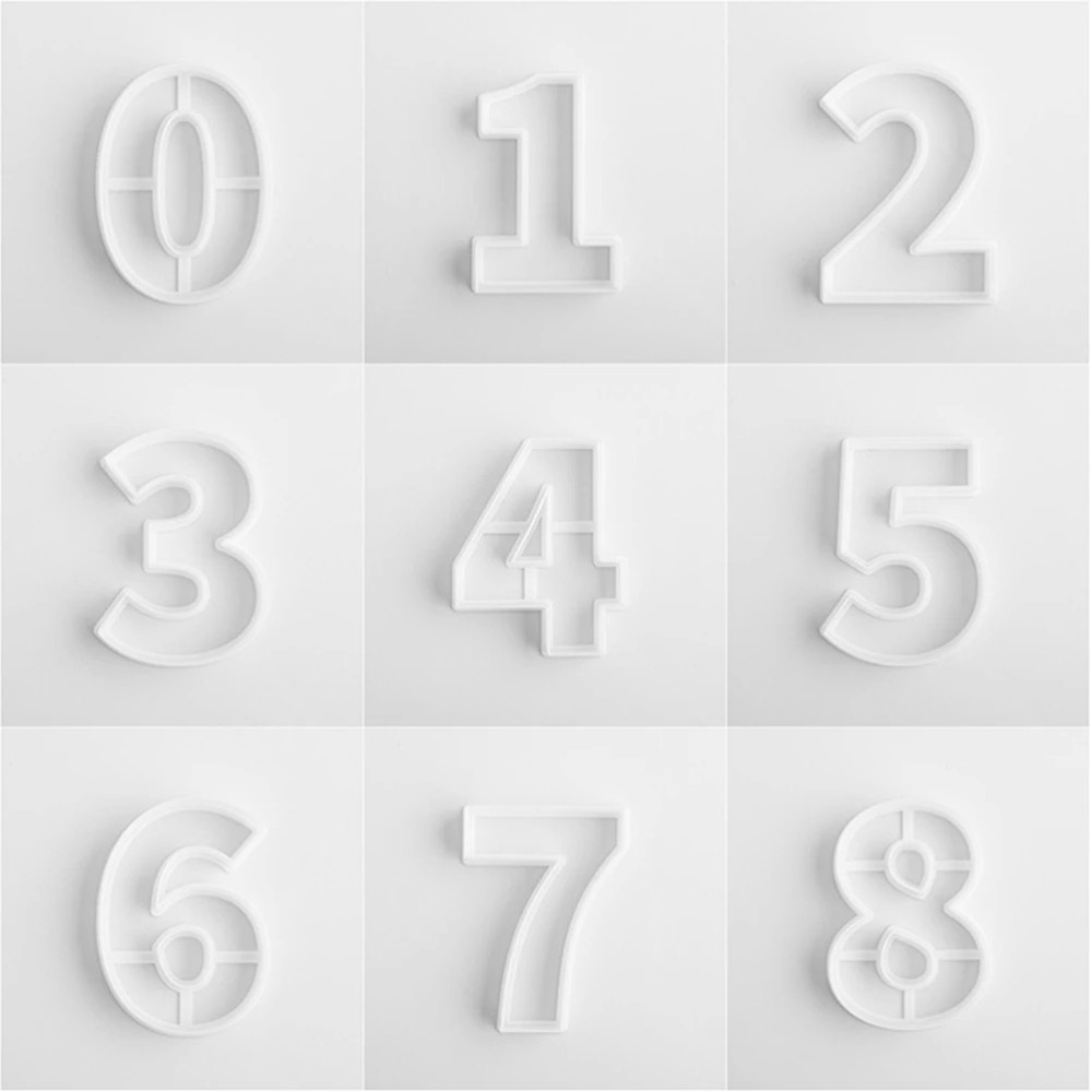 Large Numbers Cookie Cutters B - đánh giá và giá Kitchen Baking Products
