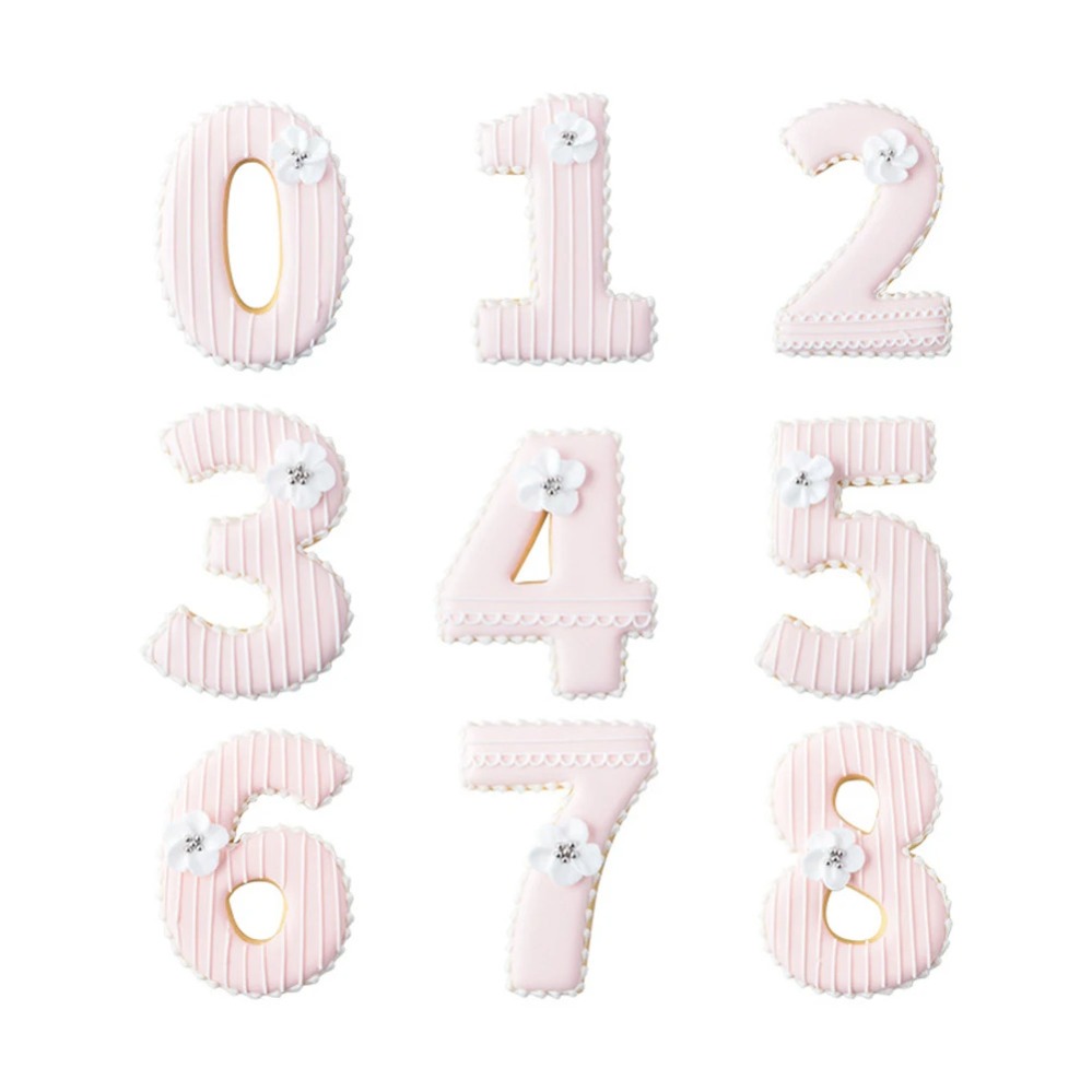 Large Numbers Cookie Cutters B - đánh giá và giá Kitchen Baking Products