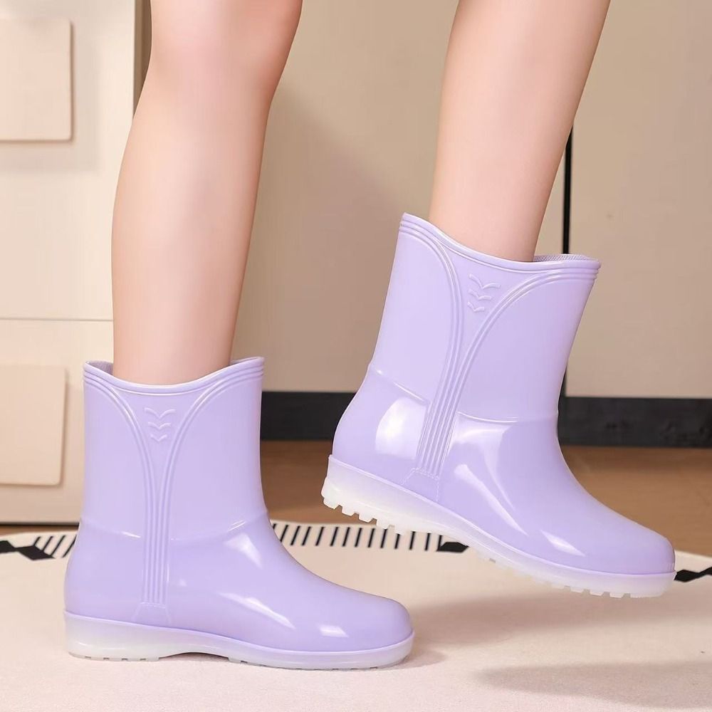 Mid-calf Women Rain Boots Wate - đánh giá và giá Kitchen Job