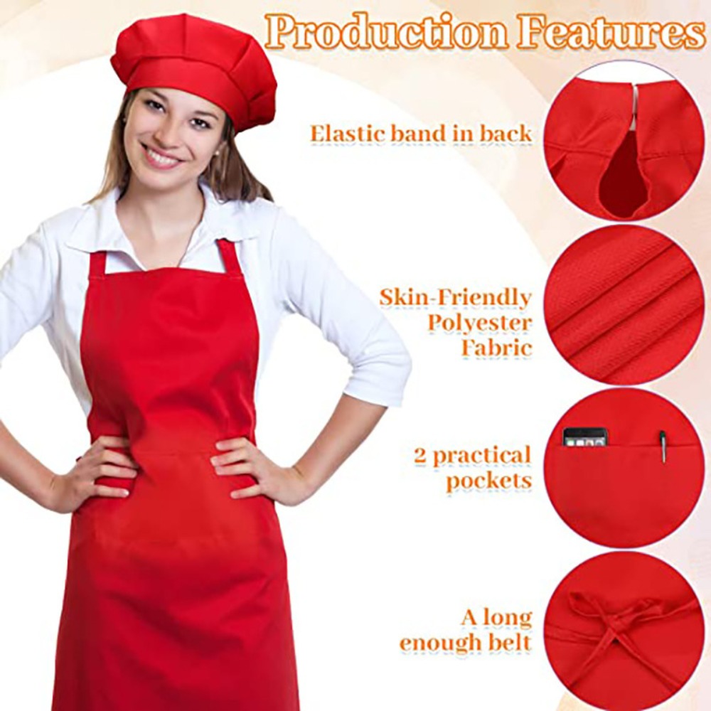 Children Chef Apron Front Pock - đánh giá và giá Baking Kitchen Kids