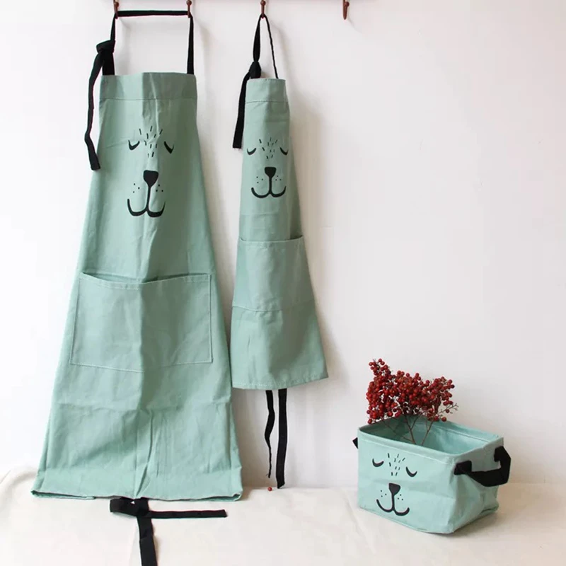 Cartoon Bear Kids Adult Aprons - đánh giá và giá Baking Kitchen Kids