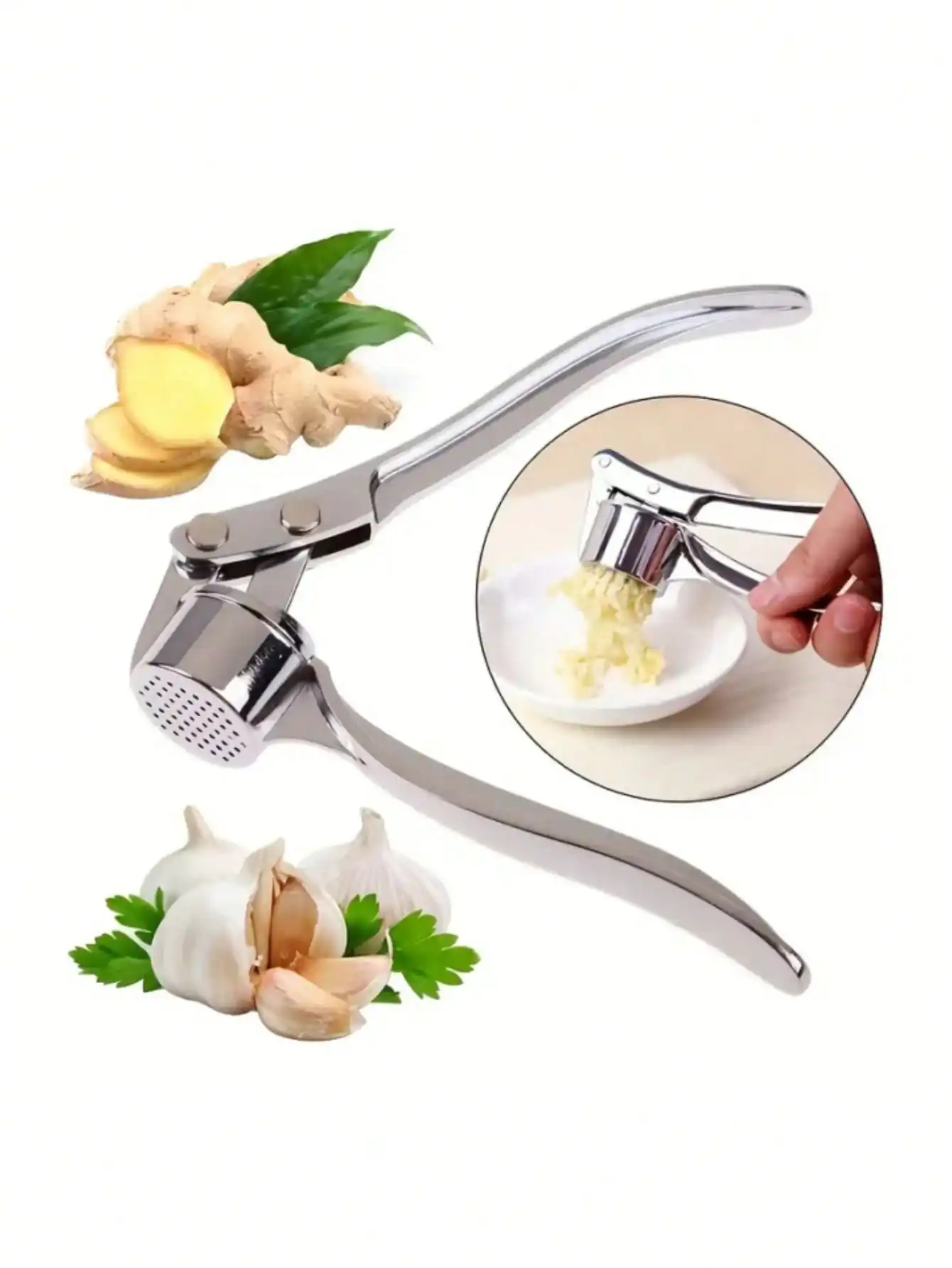 Kitchen Garlic Press Crusher M - đánh giá và giá Kitchen Job