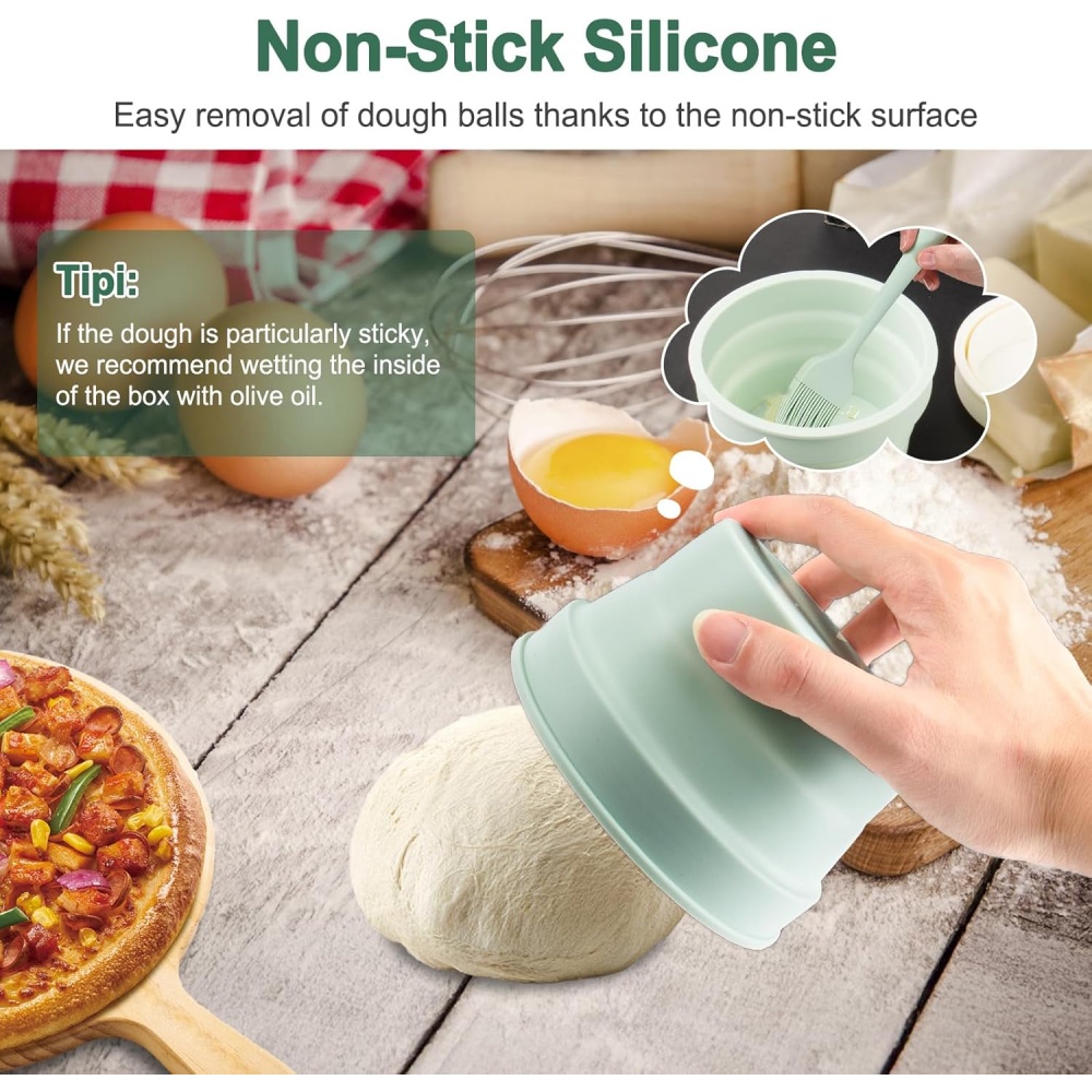 Lidded Hybrid Pizza Dough Box, - đánh giá và giá Kitchen Jobs