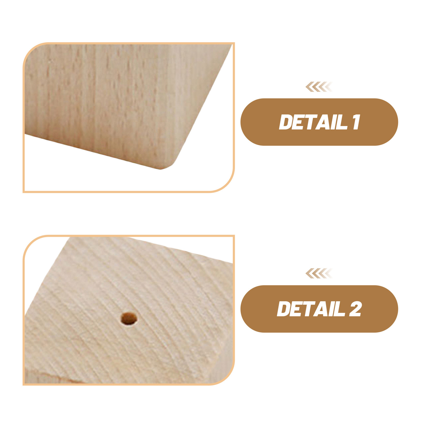2Pcs Wooden Flower Nail Bases  - đánh giá và giá Kitchen Baking Cake