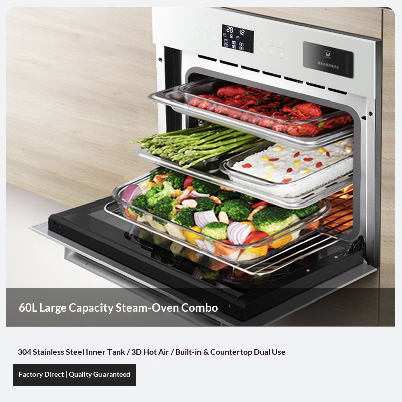 60L Built-in Steaming & Baking - đánh giá và giá Kitchen Baking Unit