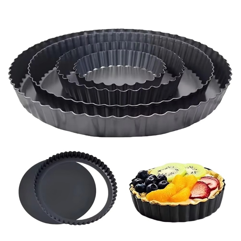 1pc Removable Bottom Fluted Ta - đánh giá và giá Kitchen Baking Products