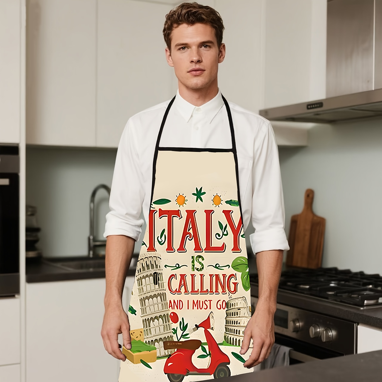 1 Piece Italian-Themed Apron,  - đánh giá và giá Baking Kitchen Design Ideas